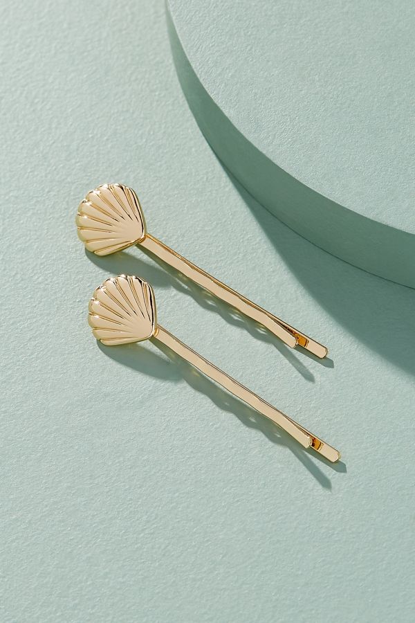 Pack Of 2 Seashell Hair Pins Anthropologie Uk