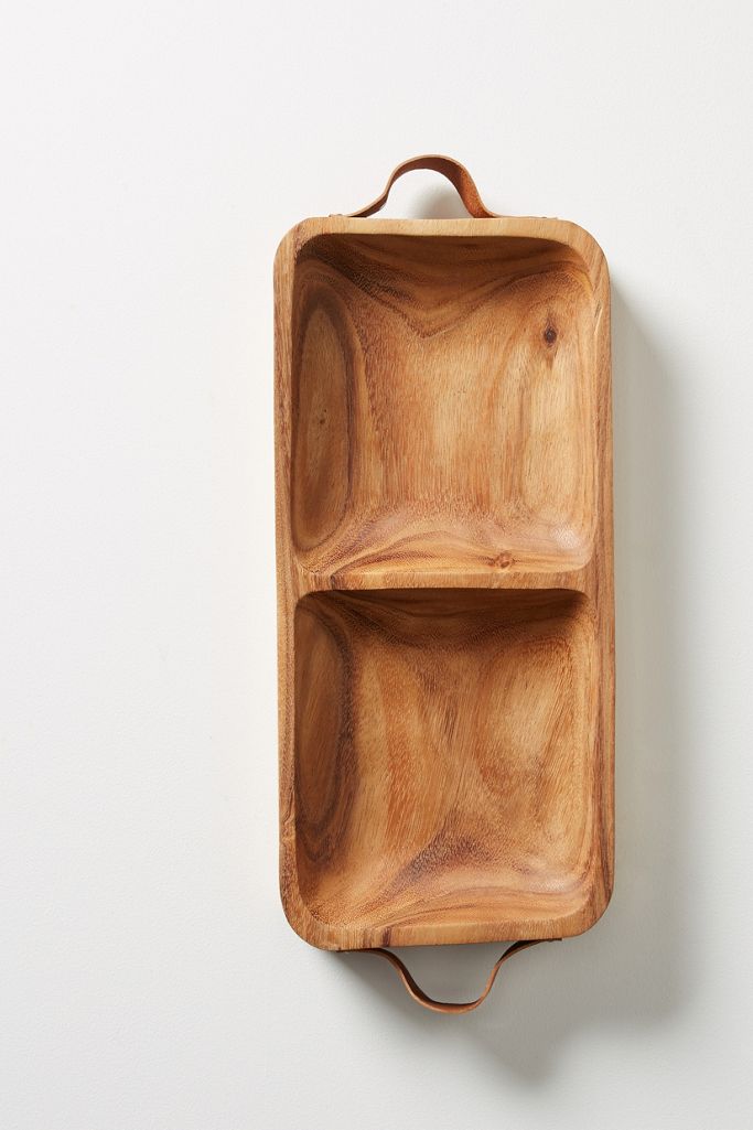 Woodgrain Serving Tray Anthropologie