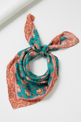 anthropologie scarf printed jumpsuit