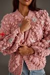 Thumbnail View 3: By Anthropologie Chunky-Knit Bubble-Sleeve Cardigan