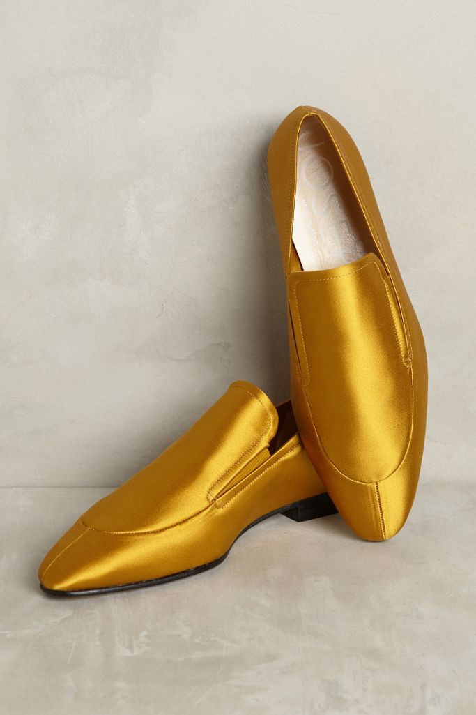 mustard loafers