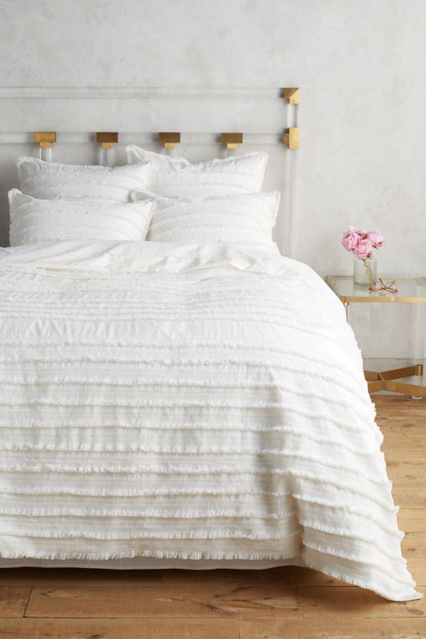 Fringed Duvet Cover Anthropologie