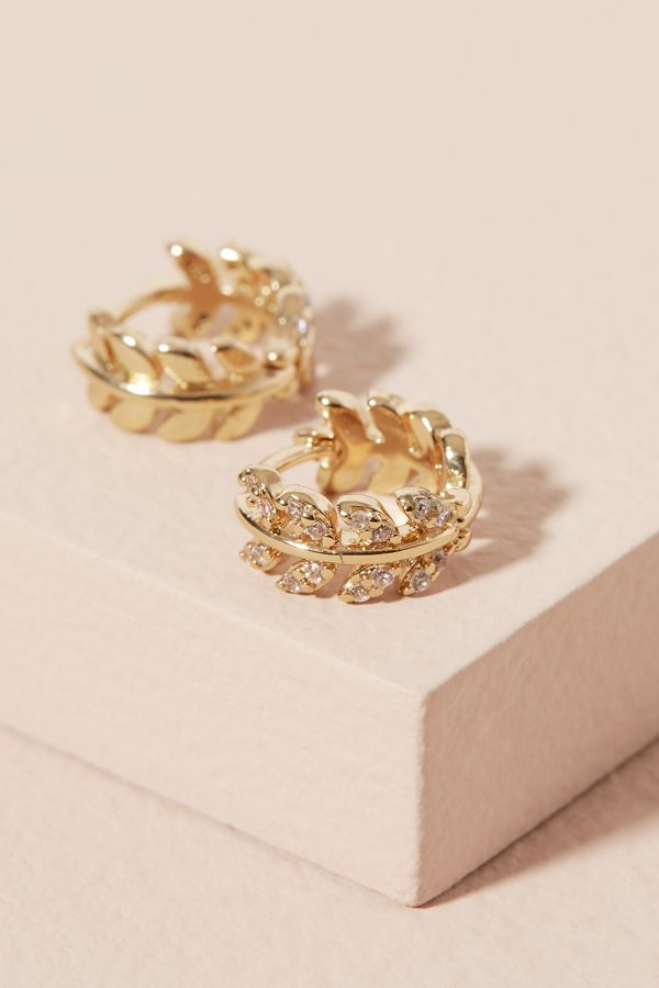 Athena Star Hoop Earrings main image 1