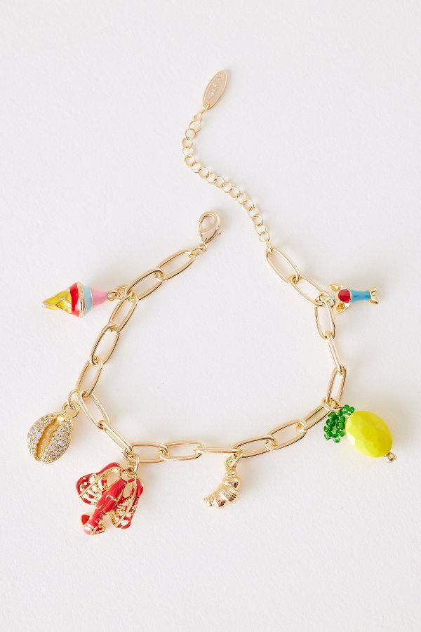 Slide View: 1: Assorted Charm Bracelet