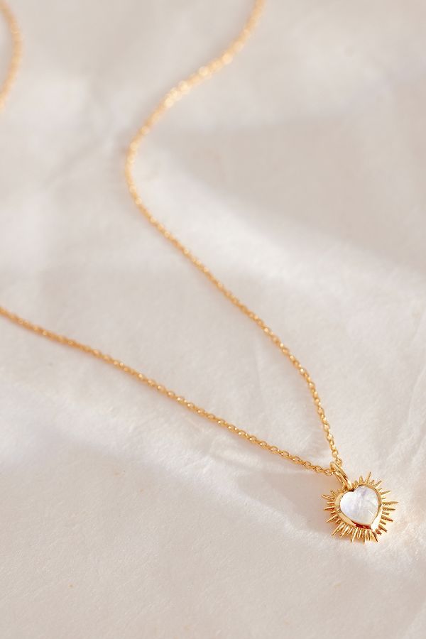 Slide View: 1: Rachel Jackson Gold-Plated Electric Love Birthstone Necklace