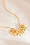 Thumbnail View 4: Rachel Jackson Gold-Plated Rising Sun Necklace