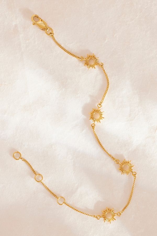 Slide View: 3: Rachel Jackson Gold-Plated Mini Eternal Sun Bracelet