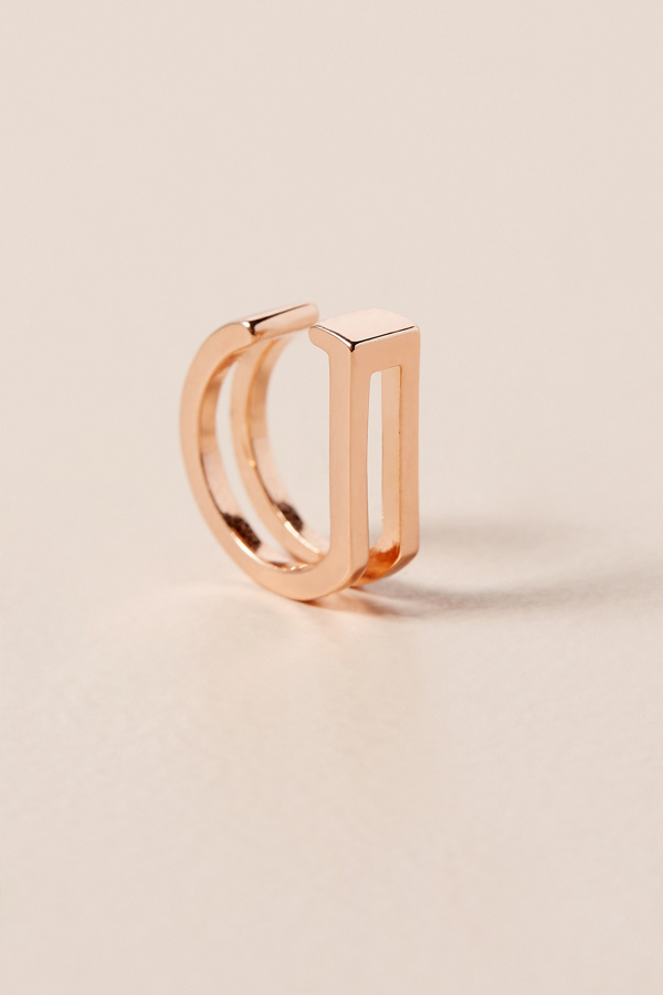 Astrid & Miyu Wishbone Ear Cuff Anthropologie UK