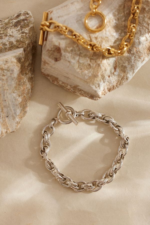 Vista de diapositivas: 2: Pulsera Tilly Sveaas Silver Double-Link