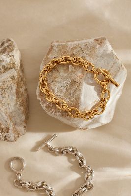 Tilly Sveaas Gold-Plated Interlock Bracelet