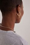 Thumbnail View 2: Tilly Sveaas Gold-Plated T-Bar Hoop Earrings