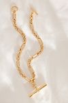 Thumbnail View 2: Tilly Sveaas Gold-Plated Giant T-Bar Chain Necklace