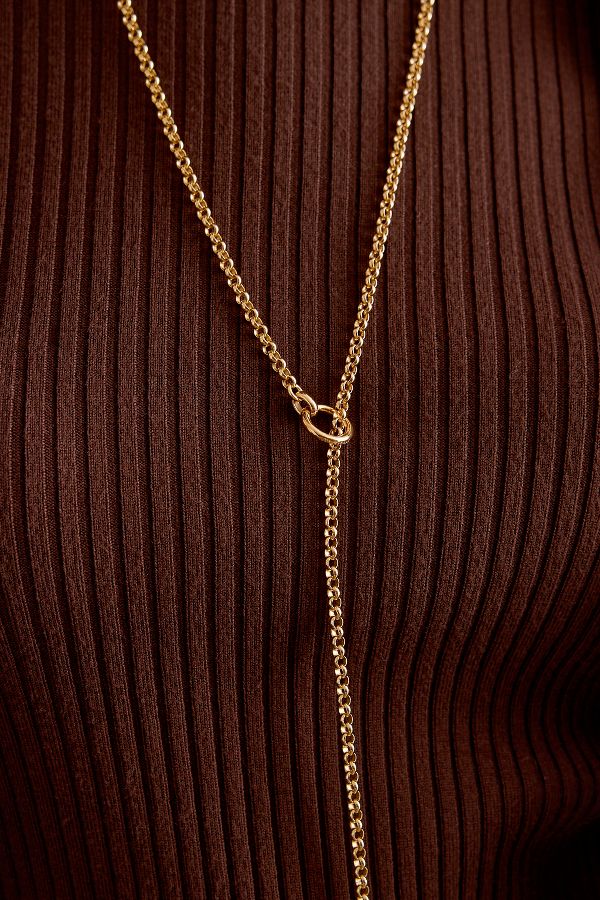 Vista de diapositivas: 3: Collar Lariat Tilly Sveaas Chapado en Oro