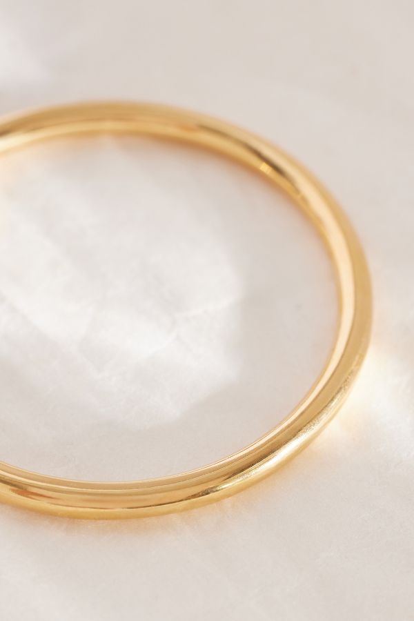 Slide View: 3: Tilly Sveaas 18k Gold-Plated Medium Bangle