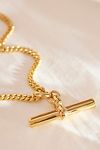 Thumbnail View 2: Tilly Sveaas Giant Gold-Plated T-Bar on T-Bar Necklace