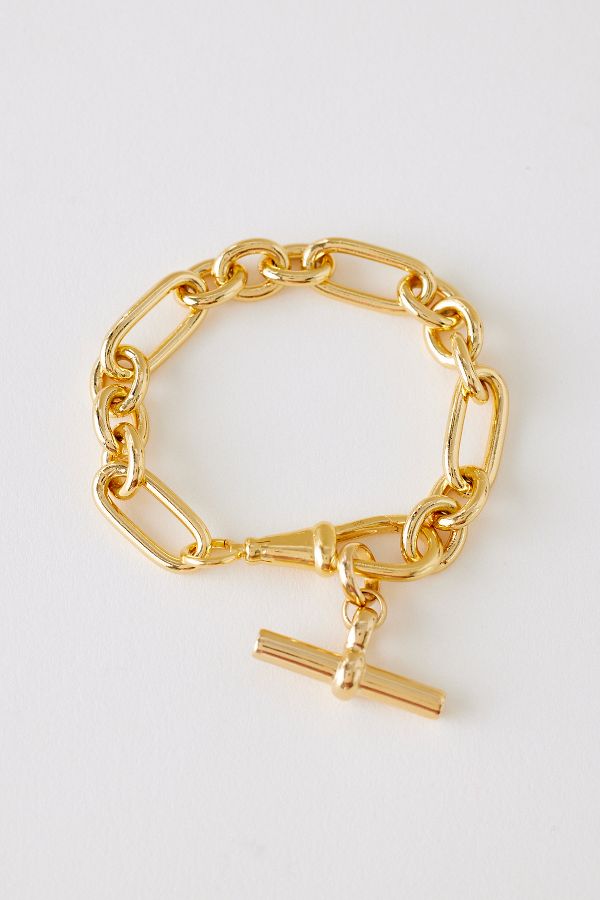 Slide View: 1: Tilly Sveaas Large Clipt T-Bar Bracelet