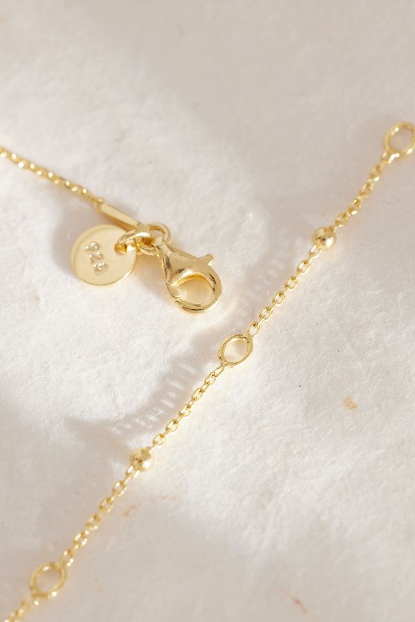 Slide View: 5: Daisy London Gold-Plated Healing Stone Necklace