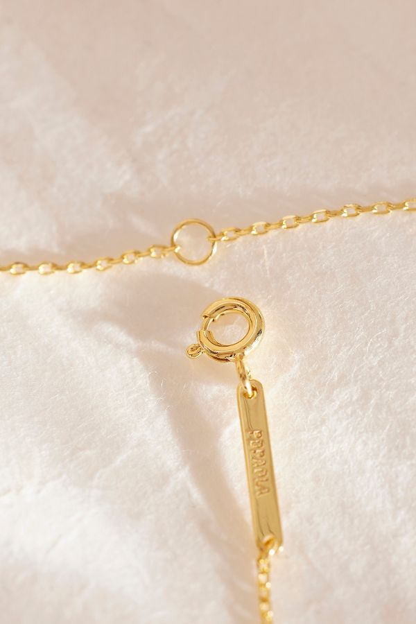 Slide View: 3: PDPAOLA Gold-Plated Lotus Necklace