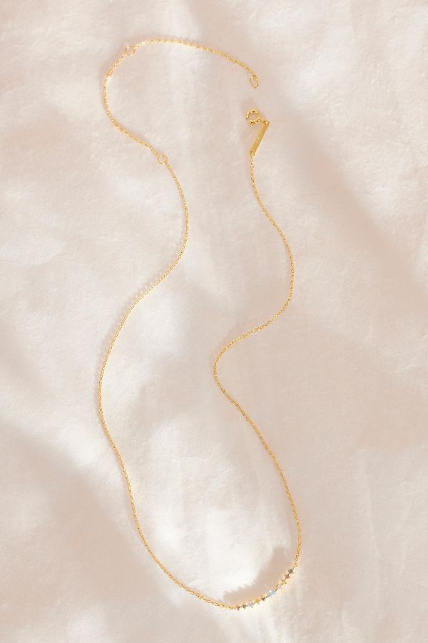 Slide View: 1: PDPAOLA Gold-Plated Lotus Necklace