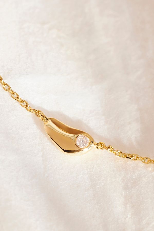 Slide View: 2: PDPAOLA Gold-Plated Delta Necklace