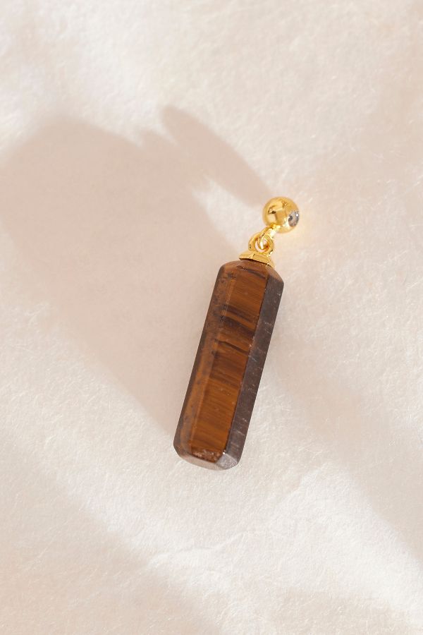 Slide View: 2: PDPAOLA Tiger Eye Charm