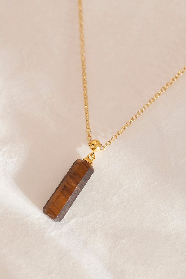 Slide View: 1: PDPAOLA Tiger Eye Charm