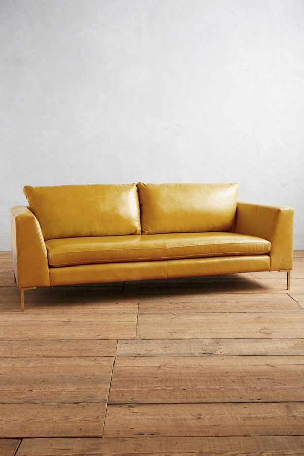 Premium Leather Edlyn Sofa Anthropologie