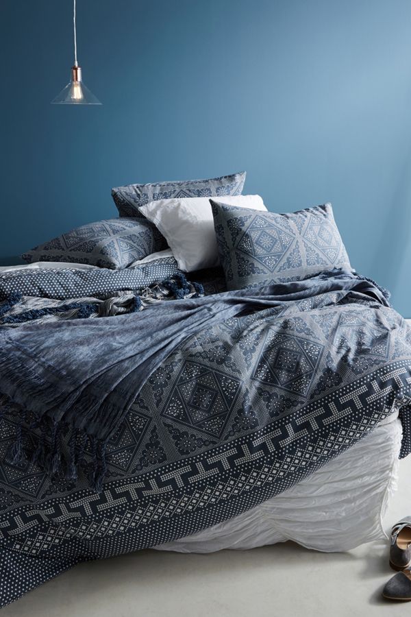 Kerchief Printed Duvet Cover Anthropologie