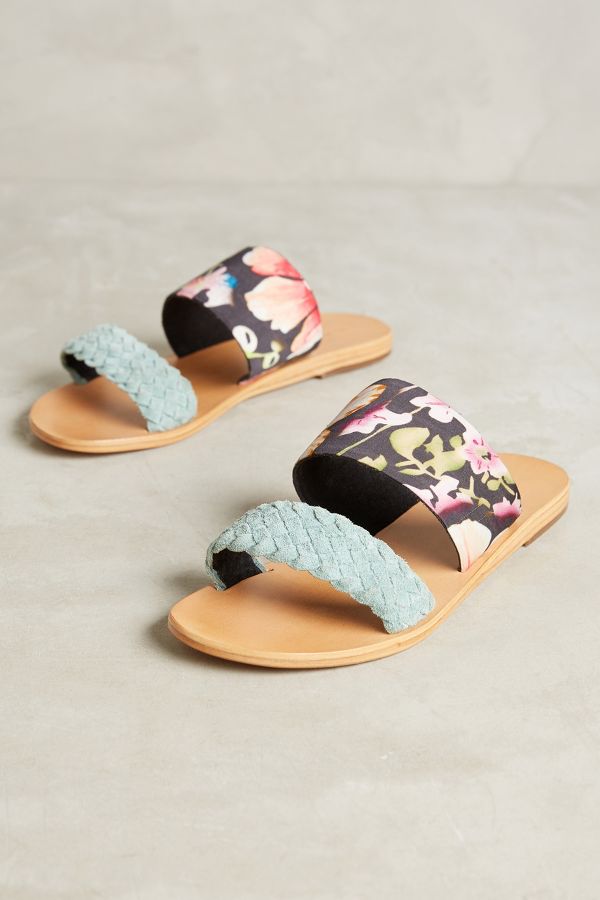 Urge Miker Floral Slide Sandals | Anthropologie