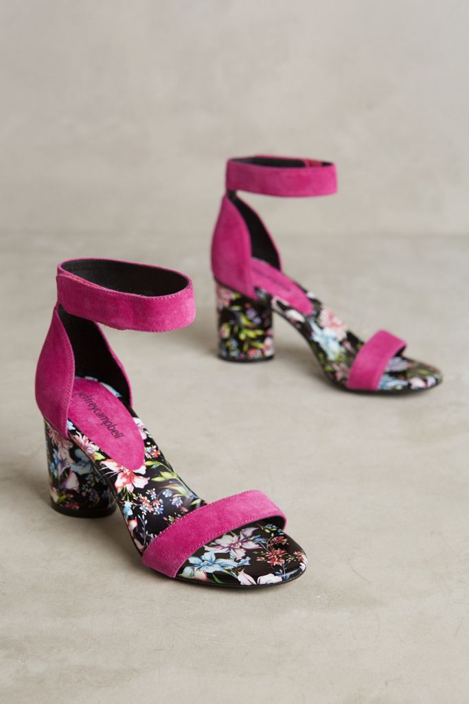 Jeffrey Campbell Purdy Floral Heels Anthropologie