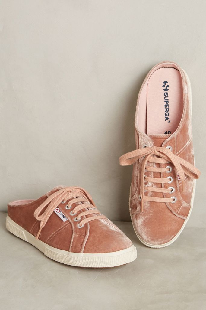 superga canvas mules
