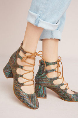 ghillie lace up heels