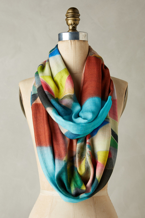 Graphic Pinwheel Infinity Scarf | Anthropologie
