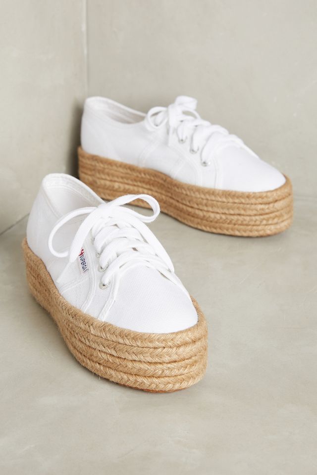 superga platform espadrille sneakers