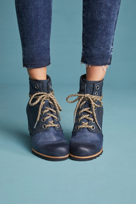 sorel pdx waterproof wedge bootie