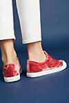 Tretorn Coral Velvet Sneakers | Anthropologie
