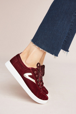 velvet tretorn sneakers