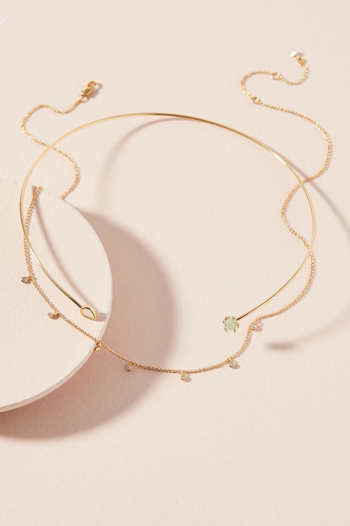 Cadence Layered Choker Necklace Anthropologie