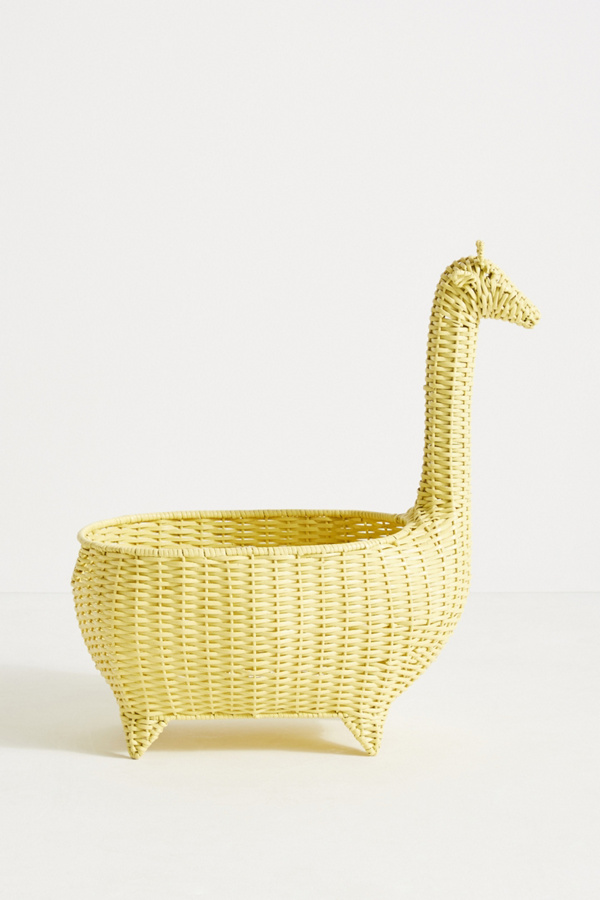 Giraffe Wicker Basket Anthropologie