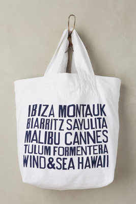 anthropologie beach bag