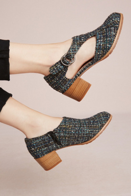 tweed heels
