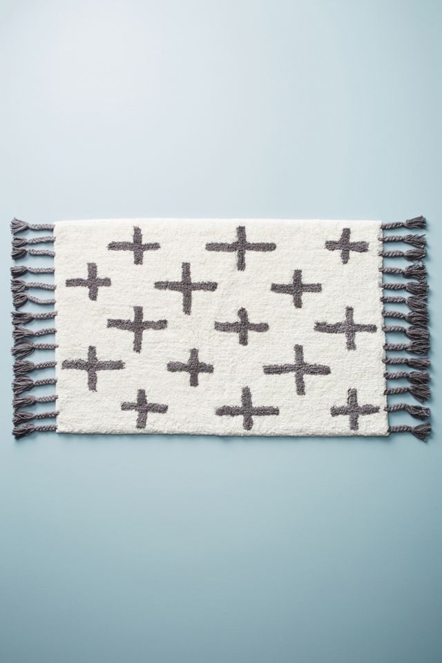 Moroccan Cross Bath Mat Anthropologie