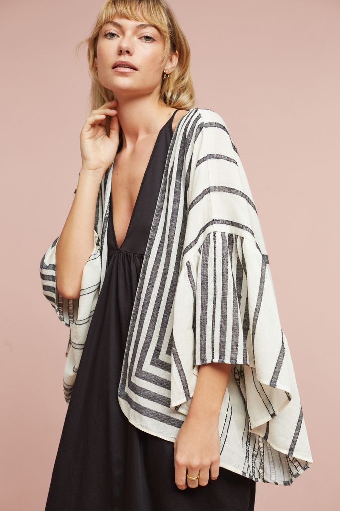 Aggie Ruffle Kimono | Anthropologie