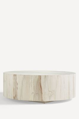 Santoro White Quartz Coffee Table Reviews Cb2