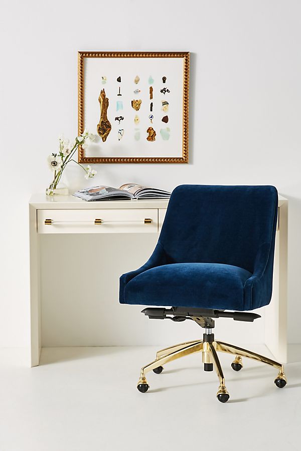 Slide View: 1: Elowen Swivel Desk Chair