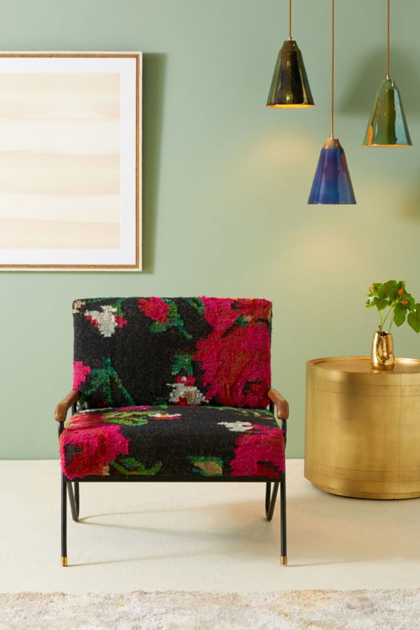 Silk Rug Accent Chair Anthropologie