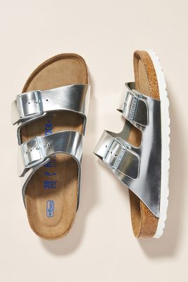 metallic arizona birkenstocks