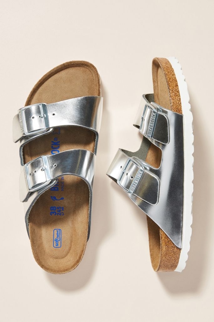 metallic arizona birkenstocks