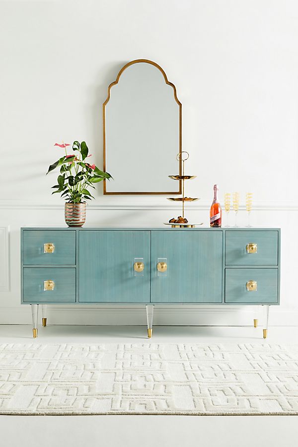 Slide View: 1: Lacquered Regency Buffet