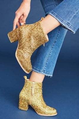 Bill Blass Tinsel Boots | Anthropologie